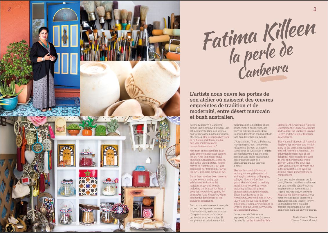 Fatima Killeen la perle de Canberra (the pearl of Canberra)